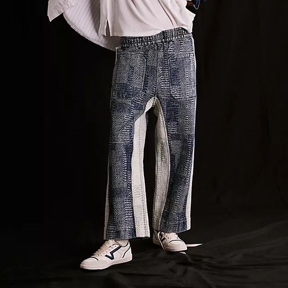 FREE PEOPLE We The Free Misfit Boro Reversible Harem Jeans - Picture 1 of 6